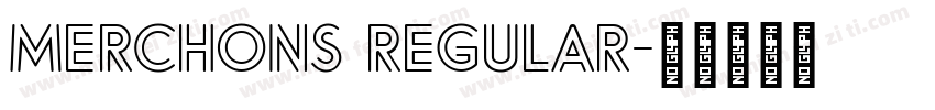 Merchons Regular字体转换